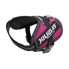 Julius-K9 | Powerharness | Ergonomikus, fényvisszaverő kutyahám – sötét pink (2XS/Baby 2) 33–45 cm