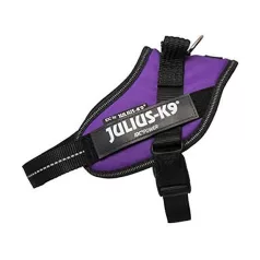   Julius-K9 | IDC Powerhám | Ergonomikus, fényvisszaverő kutyahám – sötétlila (S/Mini) 49–67 cm