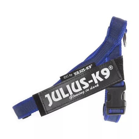 Julius-K9 | Color&Gray IDC | Könnyű, gyorsan száradó hevederhám – kék (XS/Mini-Mini) 40–53 cm