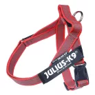 Julius-K9 | Color&Gray IDC | Könnyű, gyorsan száradó hevederhám – piros (XS/Mini-Mini) 40–53 cm