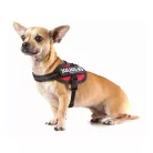 Julius-K9 | IDC Powerhám | Ergonomikus, fényvisszaverő kutyahám – fekete (XL/2) 33–45 cm