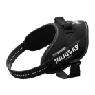 Julius-K9 | IDC Powerhám | Ergonomikus, fényvisszaverő kutyahám – fekete (S/Mini) 49–67 cm