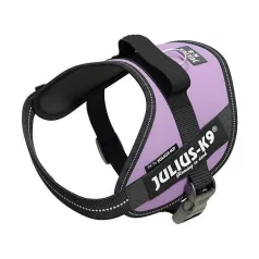   Julius-K9 | IDC Powerhám | Ergonomikus, fényvisszaverő kutyahám – lila (S/Mini) 49–67 cm