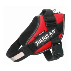   Julius-K9 | IDC Powerhám | Ergonomikus, fényvisszaverő kutyahám – piros (XL/2) 58–76 cm