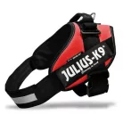 Julius-K9 | IDC Powerhám | Ergonomikus, fényvisszaverő kutyahám – piros (L/1) 63–85 cm