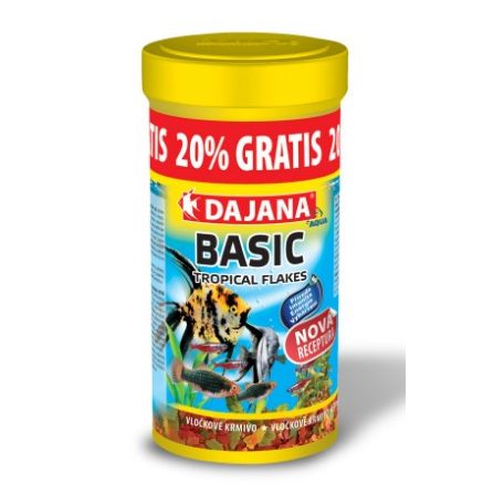 DAJANA | TROPICA basic | Lemezes haltáp - 250 ml