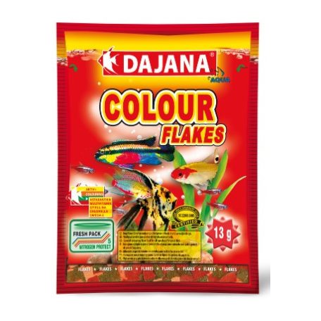 DAJANA | COLOUR  | Lemezes haltáp zacskós - 13 g