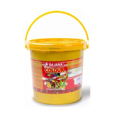 DAJANA | COLOUR | Lemezes haltáp vödrös - 10 L
