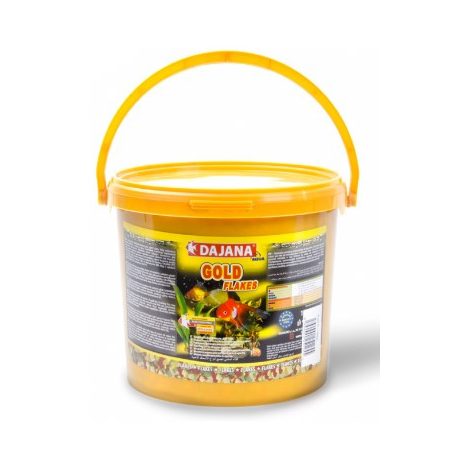 DAJANA | GOLD |  Lemezes haltáp vödrös - 5 L