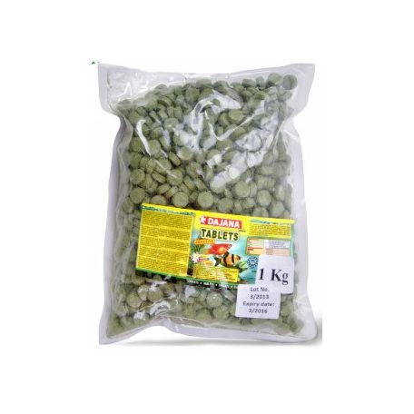 DAJANA | TABLETY | Tabletta zacskós, haltáp - 1 Kg
