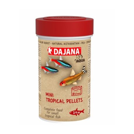 Dajana | Mini Tropical Pellets | Mini trpópusi pellet, haltáp - 100 ml