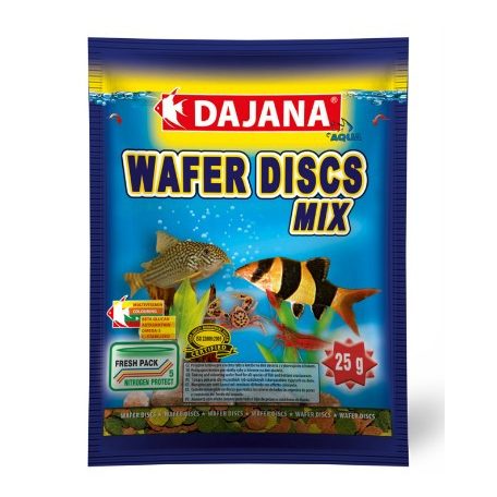 DAJANA | WAFER DISCS MIX | Süllyedő haltáp - 25 g