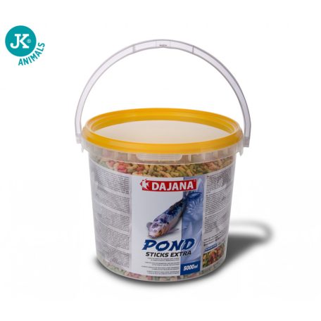 Dajana Pond Extra Bits | Prémium lebegő granulált haltáp kerti tavi halak részére – 5 l (750 g)