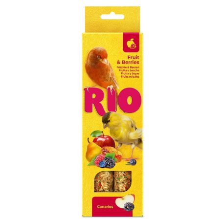 RIO Dupla Rúd Kiegészítő madáreleség gyümölcsökkel kanáriknak 2x40 g