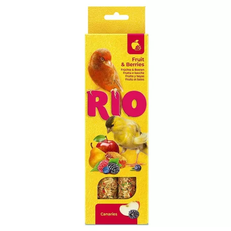 RIO Dupla Rúd Kiegészítő madáreleség gyümölcsökkel kanáriknak 2x40 g