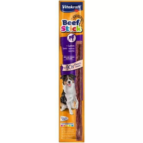 Vitakraft | Beef Stick Bárány | Húsos jutalomfalat kistestű kutyák részére – 12 g