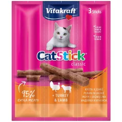   Vitakraft | Cat Stick Mini | Jutalomfalat | Pulyka, bárány - 3x6 g