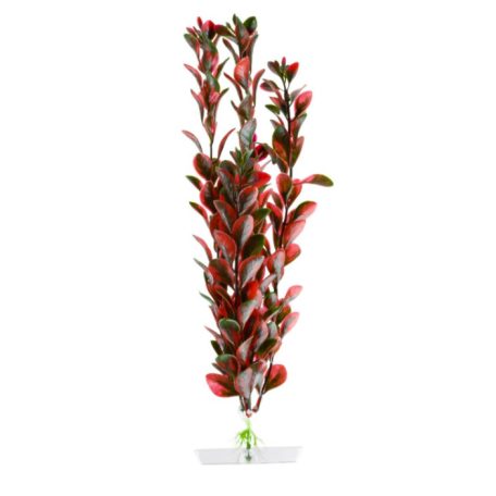 JK | Red Ludwigia | Piros Ludwigia, műnövény dekoráció - 25-28 cm