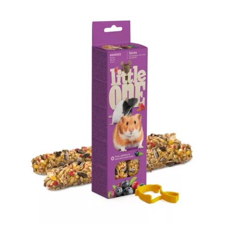 Little One dupla rúd kisemlősöknek erdei bogyókkal 2x60 g