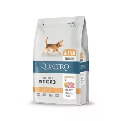   QUATTRO CAT Super Premium macskatáp felnőtt ivartalanított macskáknak csirkével 1,5 kg