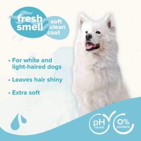 Beaphar sampon kutya fehér szőrre zöld teával 250ml