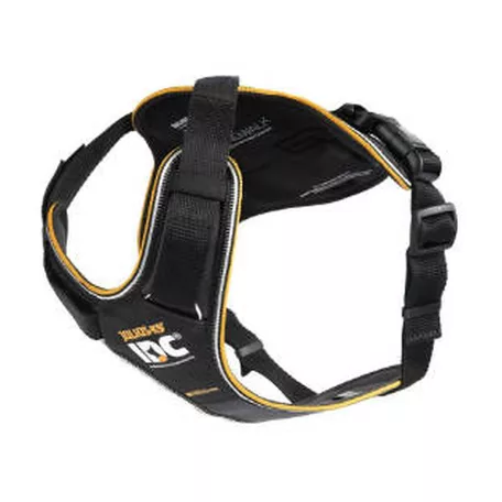 Julius-K9 | IDC Longwalk | Ízületkímélő Y-kialakítású kutyahám – fekete/szürke (L)