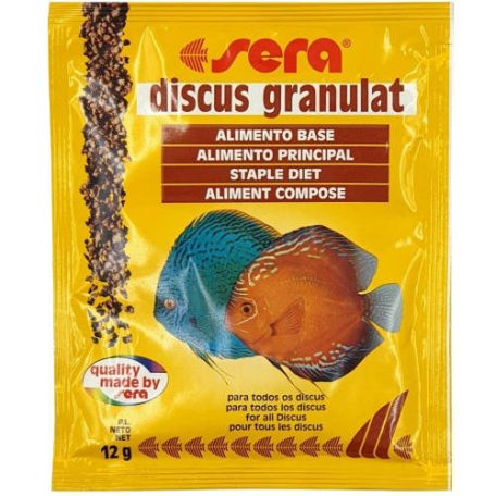  Sera | Discus Granulat | Granulátum | Díszhaltáp - 12 g