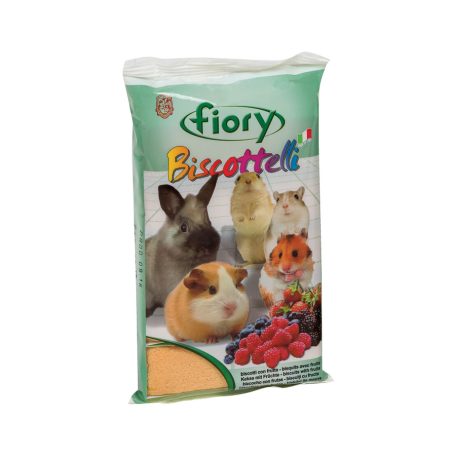 Fiory | Biscuits for Rodents wildberries flavor | Kiegészítő keksz eleség rágcsálóknak, erdei gyümölcs ízesítéssel - 80 g