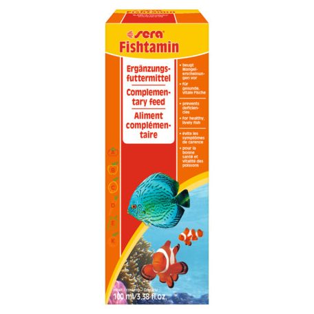 Sera Fishtamin | Vitamin édes és tengervízhez - 100 ml