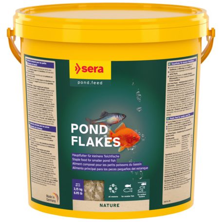 Sera Pond Flakes | Teljes értékű lemezes táp kerti tavi halak számára – 3800 ml