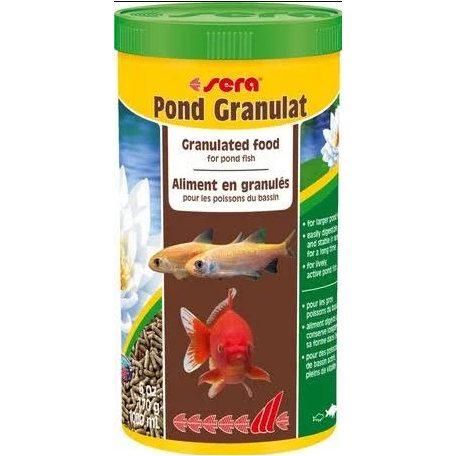 Sera Pond Granulat | Pond táplálék tavi halaknak | Natur - 1000 ml