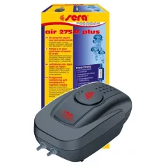   Sera Air 275 R Plus | Nagy teljesítményű, szabályozható kétkimenetes levegőpumpa – 6 W