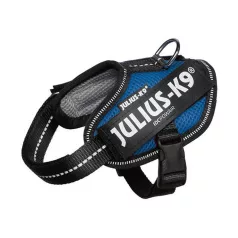   Julius-K9 | IDC POWAIR | Ultrakönnyű, légáteresztő kutyahám – kék (2XS) 33–45 cm