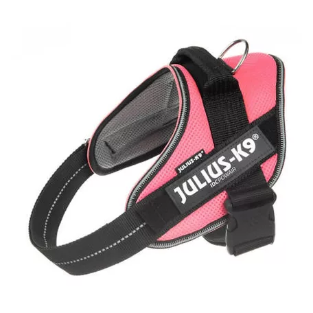 Julius-K9 | IDC POWAIR | Ultrakönnyű, légáteresztő kutyahám – pink (M) 58–76 cm
