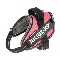   Julius-K9 | IDC POWAIR | Ultrakönnyű, légáteresztő kutyahám – pink (XS) 40–53 cm