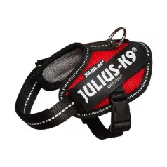   Julius-K9 | IDC POWAIR | Ultrakönnyű, légáteresztő kutyahám – piros (2XS) 33–45 cm
