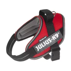   Julius-K9 | IDC POWAIR | Ultrakönnyű, légáteresztő kutyahám – piros (L) 63–85 cm