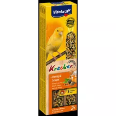   Vitakraft Kracker Duplarúd – Méz & Szezámmag | Kiegészítő eledel kanáriknak (60 g)