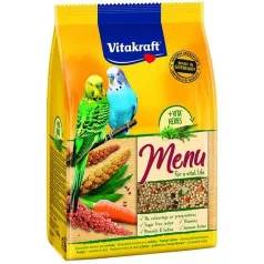   Vitakraft | Junior Budgie Menu | Teljes értékű eledel (hullámos papagájok részére) - 500g