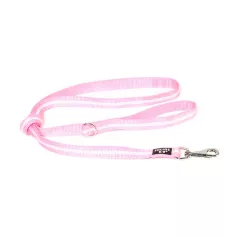  Julius-K9 | IDC Lumino | Utánvilágító, könnyen tisztítható póráz – pink 25 mm / 1,8 m