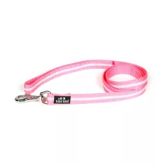   Julius-K9 | IDC Lumino | Utánvilágító, könnyen tisztítható póráz – pink 25 mm / 1 m