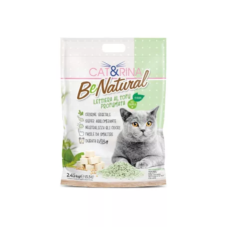 CAT+RINA tofu macskaalom zöld tea illattal 5,5 l