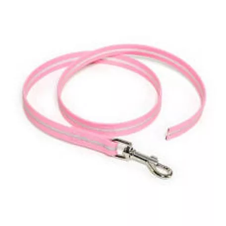 Julius-K9 | IDC Lumino | Utánvilágító, könnyen tisztítható póráz, fogó nélkül – pink 1,9 mm / 3 m