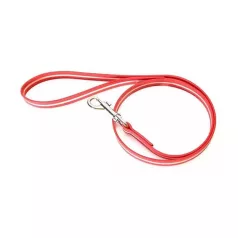  Julius-K9 | IDC Lumino | Utánvilágító, könnyen tisztítható póráz – piros 19 mm / 1,2 m