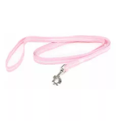   Julius-K9 | IDC Lumino | Utánvilágító, könnyen tisztítható póráz – pink 19 mm / 35 cm