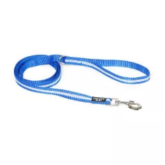   Julius-K9 | IDC Lumino | Utánvilágító, könnyen tisztítható póráz – kék 14 mm / 1,8 m