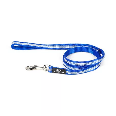 Julius-K9 | IDC Lumino | Utánvilágító, könnyen tisztítható póráz – kék 14 mm / 1 m