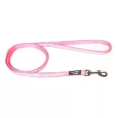  Julius-K9 | IDC Lumino | Utánvilágító, könnyen tisztítható póráz – pink 14 mm / 1 m