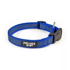   Julius-K9 | Color&Gray | Tartós, gumírozott kutyanyakörv – kék/szürke 25 mm / 39–65 cm