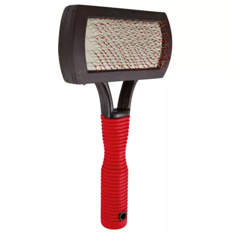 Trixie Soft Brush | Kíméletes puha kefe bogyós végű sörtékkel – 10 × 17 cm